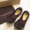 Giày Michael Kors Brown city ballet