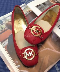 Leather heels Michael Kors Red size 36 IT in Leather  26678167