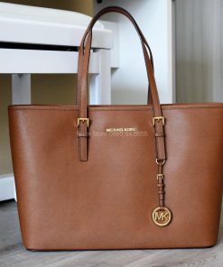 MICHAEL KORS JET TRAVEL Tote Small Brown Gift Wrapped wwwfiestaci