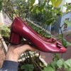 Giay cao got Michael Kors Caroline Mulberry