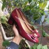 Giay cao got Michael Kors Caroline Mulberry
