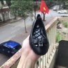 Michael Kors Alice ballet black silver buckle