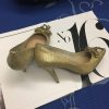 Giay Michael Kors Flex Mid Pump Gold Glitter