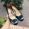 Giay Michael Kors Pauline Mid Pump Navy Admiral