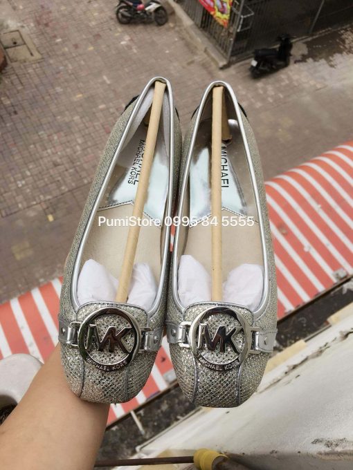 Giay Michael Kors Silver Glitter (bac ong anh)
