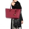 Tui Michael Kors Jet Set Travel Top Zip Tote Mulberry