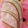 michael kors abbey backpack vanilla