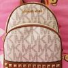 michael kors abbey backpack vanilla