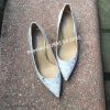 Giay Michael Kors Flex mid Pump Silver Optic