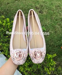 Giay Michael Kors Soft Pink Lasered