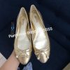Giay Michael Kors Gia Ballet Pale Gold