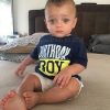 áo phông ngắn tay Carter's Birthday boy Jersey Tee Navy