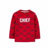 Ao thun dai tay Carter's Chief Firetruck Jersey Tee Red