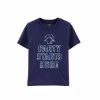 Ao phong ngan tay Carter's Party Start Here Navy