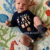 Set 2 mon Carter's Thanksgiving bodysuit kem quan
