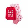 Set 4 đồ ngủ Carter's Heart Cotton Pajamas Red/Pink