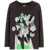 Oshkosh Originals Graphic Tee Grey Black, Neon Green