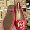 Giay Michael Kors Lillie Bright red khoa vang