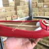 Giay Michael Kors Lillie Bright red khoa vang