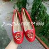 Giay Michael Kors Lillie Bright Red khoa vang