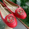 Giay Michael Kors Lillie Bright Red khoa vang