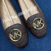 Giay Michael Kors Lillie Brown Logo
