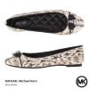 Giay Michael Kors Alice Ballet Natural Snake