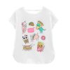 Ao phong ngan tay Carter's Animal Food Slub Jersey Top