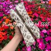 Giay Michael Kors Lillie Snake Embossed Natural