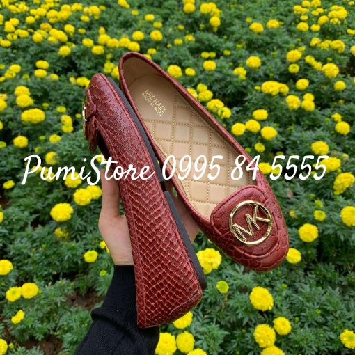 Giay Michael Kors Lillie moccasin BrandyGiay Michael Kors Lillie moccasin Brandy