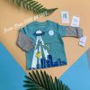 Ao dai tay Carter's be trai Dino & UFO Graphic Cotton T-Shirt