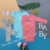 Set 3 mon be gai Carter's Unicorn Little Character Pink/Mint