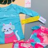 Pijama Carter Snow Kitty Turquoise Pink