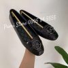 Giày Michael Kors Lillie Black Snake khóa đen