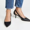 Giay Michael Kors Lorene Mid Pumps Black Leather