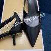 Giay Michael Kors Lorene Mid Pumps Black Leather
