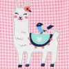 Set 4 đồ ngủ Carter's 100% Llama Snug Fit Cotton PJs Pink/Blue