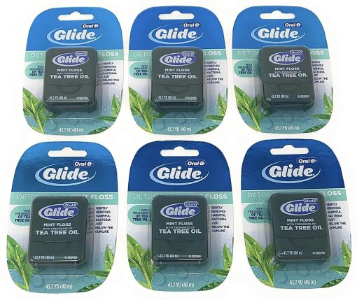 Oral-B GLide Mint Dental Floss with the freshness of tea tree oil 40m