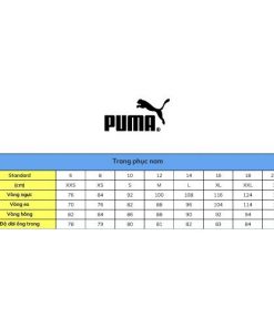 Puma size chart