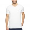Áo Tommy Hilfiger cổ tim Men's flag V Neck tee