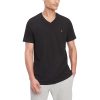 Áo Tommy Hilfiger cổ tim Men's flag V Neck tee