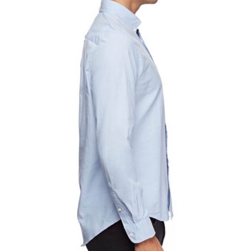 Áo sơ mi Tommy Hilfiger dài tay men's custom fit Long Sleeve Solid Oxford