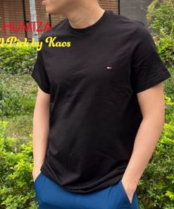 Áo Tommy Hilfiger cổ tròn Men's flag Crew Neck tee