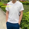 Áo Tommy Hilfiger cổ tim Men's flag V Neck tee - Màu trắng