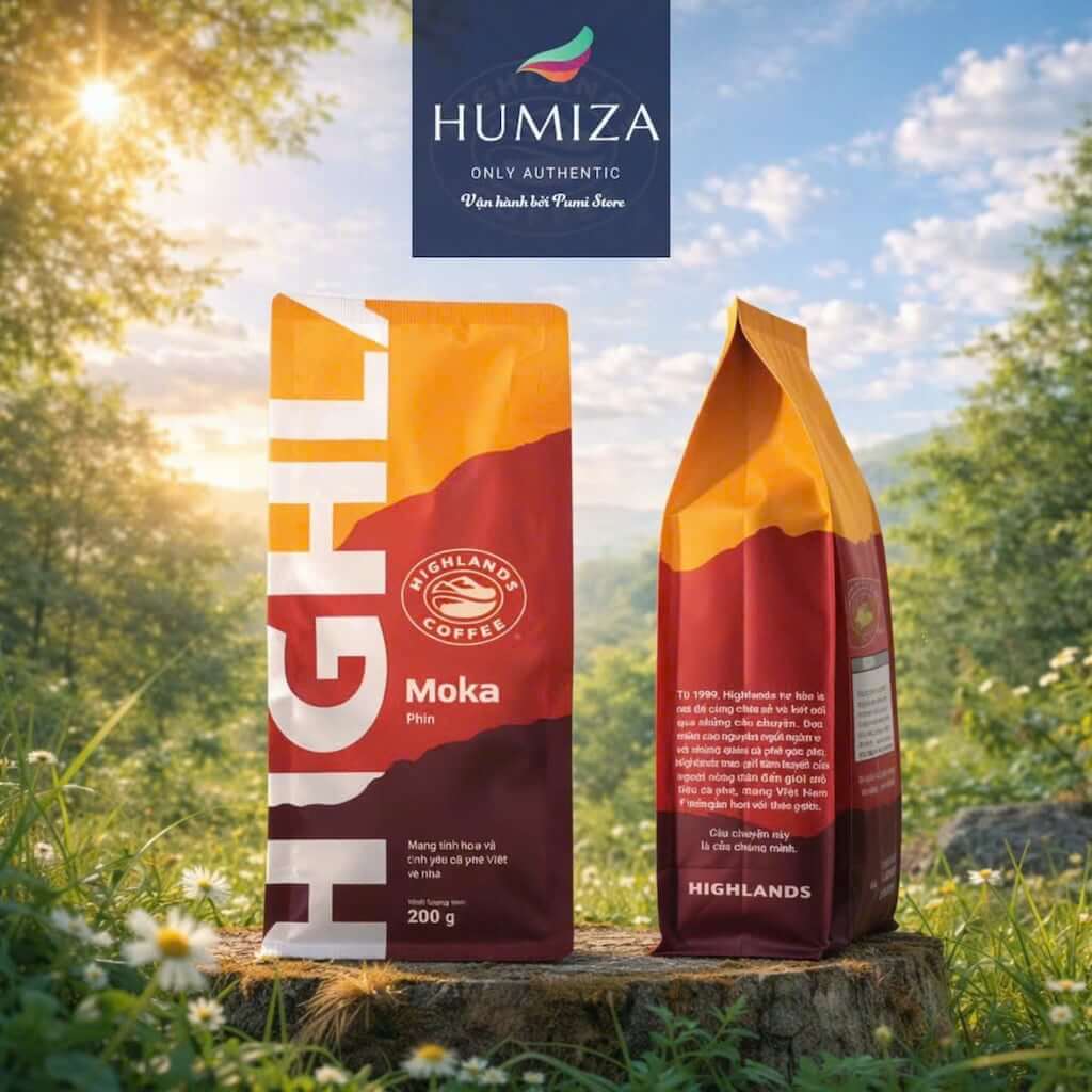 Highlands coffee moka 200gr Highlands coffee moka 200gr
