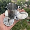 Phin cafe Highlands Coffee logo dập nổi