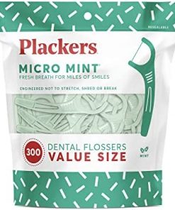 Tăm chỉ Plackers Micro Mint túi 300 cây