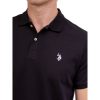 Áo U.S. Polo Assn. nam Interlock màu đen