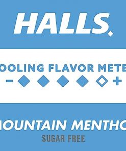 Kẹo Halls không đường bạc hà Mountain Methol 70 viên