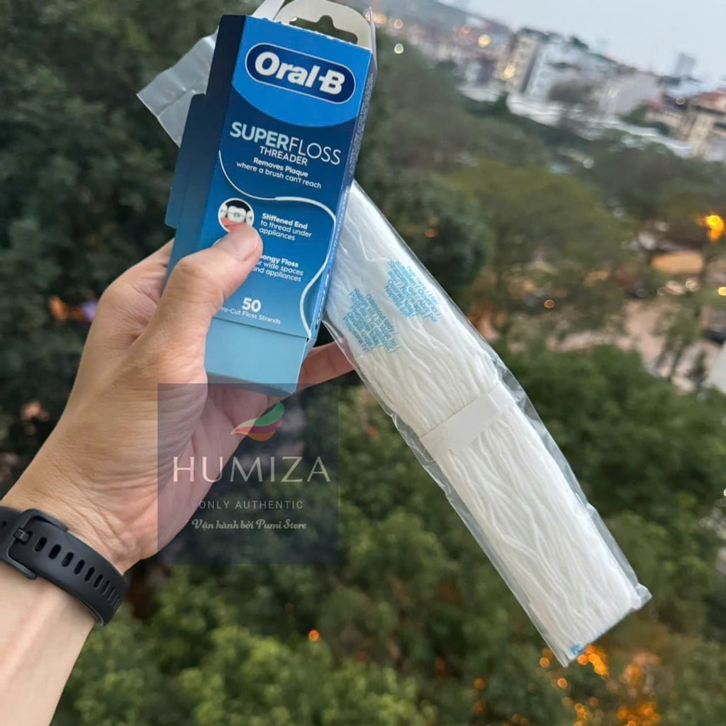 Chỉ nha khoa răng niềng Oral b superfloss Chỉ nha khoa răng niềng Oral b superfloss